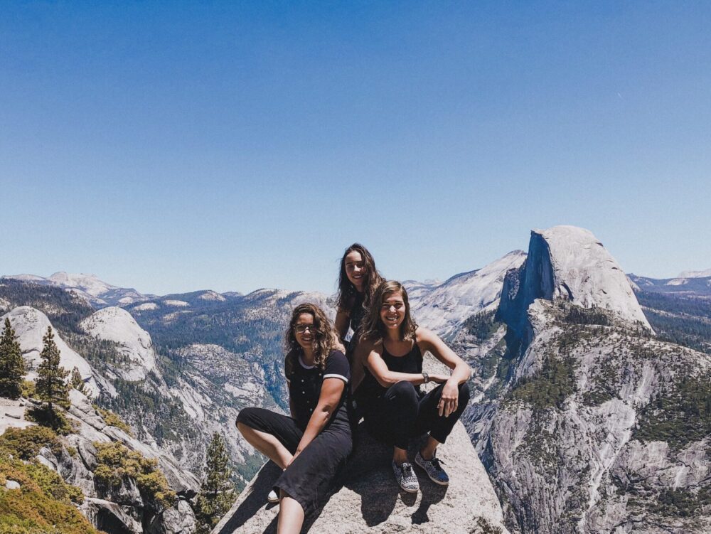 mulheres no Yosemite California Glacier Point