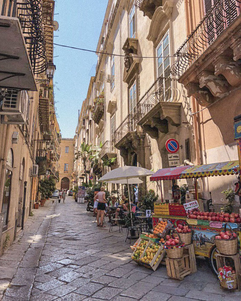 ruas de Palermo